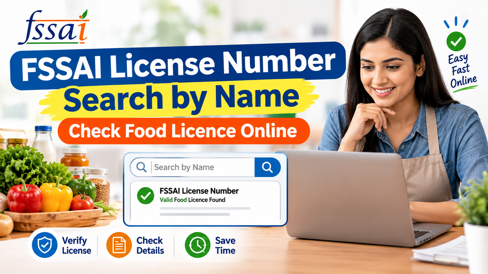 FSSAI License Number Search by Name – Check Food Licence Online